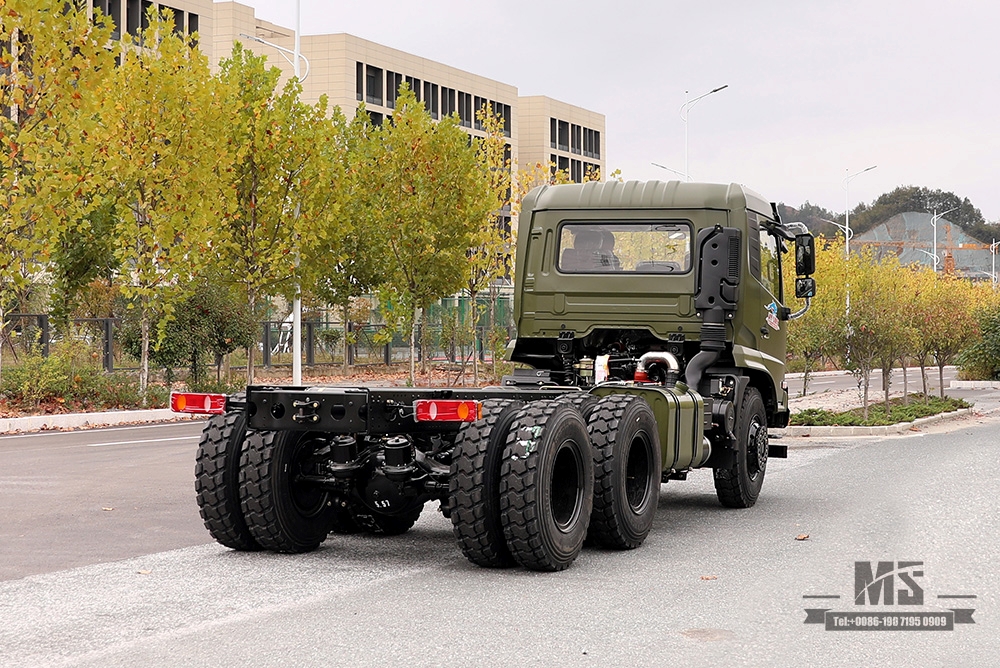 Шасси внедорожного грузовика Dongfeng 6*4 мощностью 210 л.с._Шасси внедорожного грузовика Dongfeng 6x4_Flathead Полуторное экспортное шасси специального автомобиля