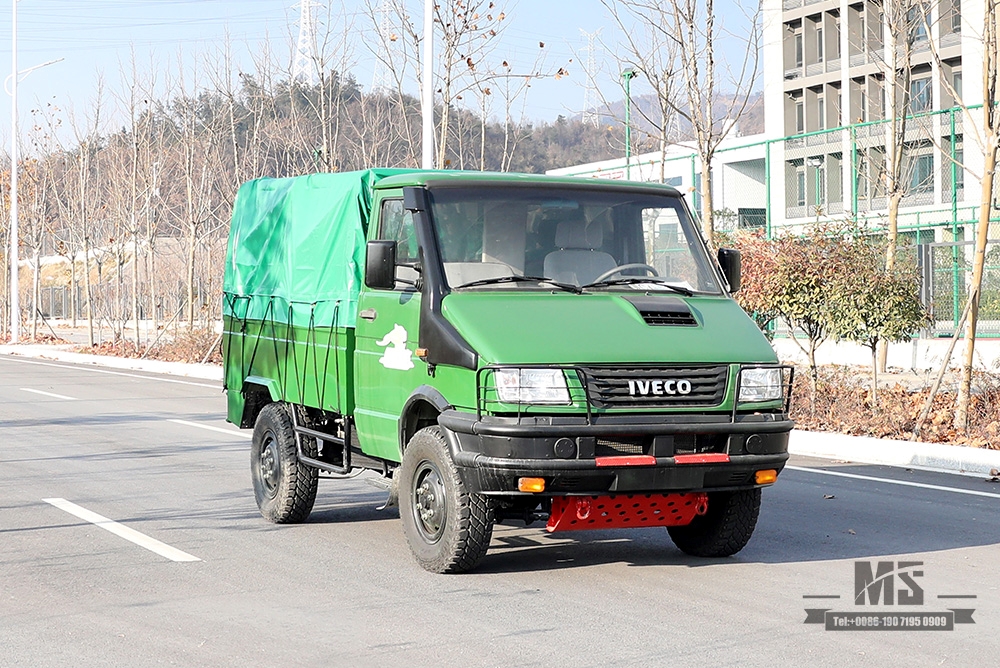 Полноприводной грузовик Iveco, зеленый 4*4, внедорожный автомобиль Iveco с короткой головкой, небольшой экспортный автомобиль с полным приводом, специальный автомобиль, преобразование по индивидуальному заказу