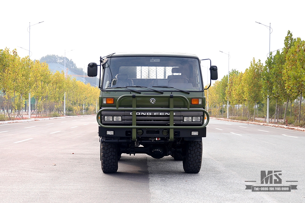 Шестиколесный грузовик Dongfeng EQ2102 мощностью 190 л.с._6×6 EQ246 153 Армейский зеленый грузовик с двухрядной кабиной _Dongfeng Truck Export Special Purpose Vehicle