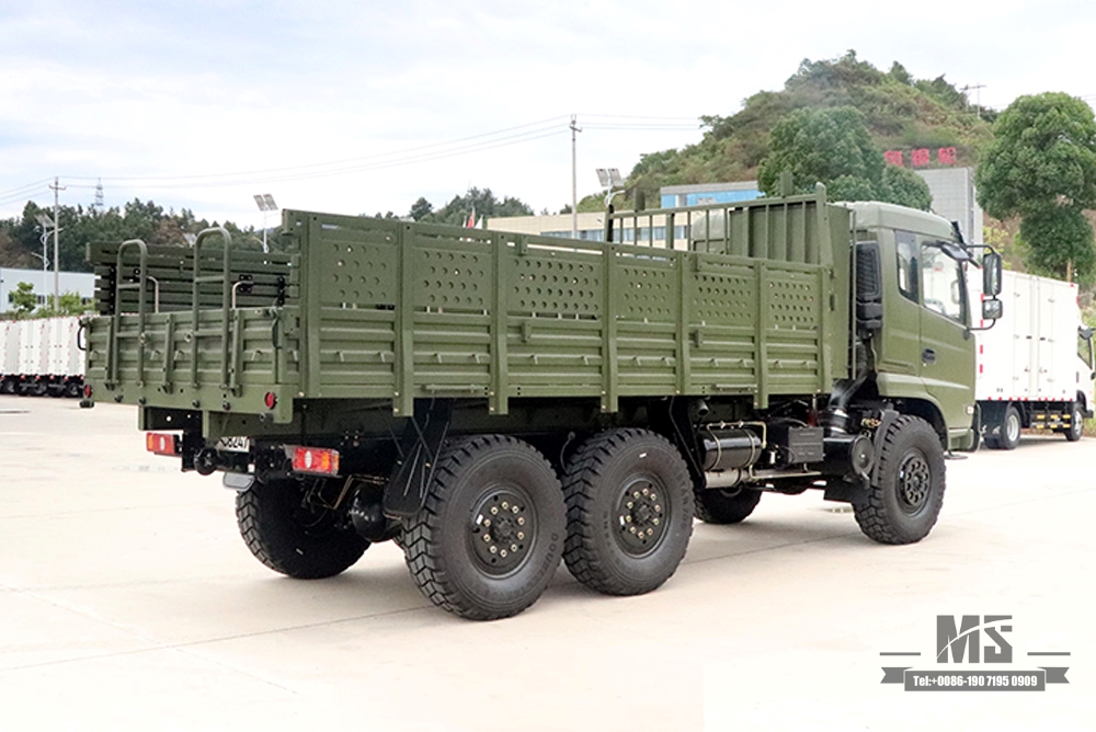 Шестиколесный внедорожный грузовик Dongfeng мощностью 190 л.с. _ 6×6 Dongfeng Flat Head Полуторный грузовой автомобиль AWD 6*6 Экспортный специальный автомобиль