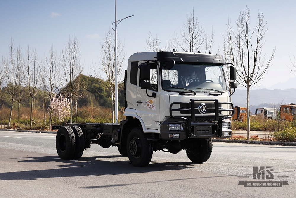Полноприводной рефрижератор Dongfeng мощностью 170 л.с._4WD Шасси рефрижератора с плоской головкой Экспортное специальное шасси для автомобилей_4*4 Модификация шасси грузового автомобиля Производитель