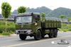 Продажа шестиколесного грузового автомобиля Dongfeng мощностью 210 л.с._6*6 Army Green Flathead Transport Truck Производитель_Dongfeng 6WD Export Special Vehicle Factory