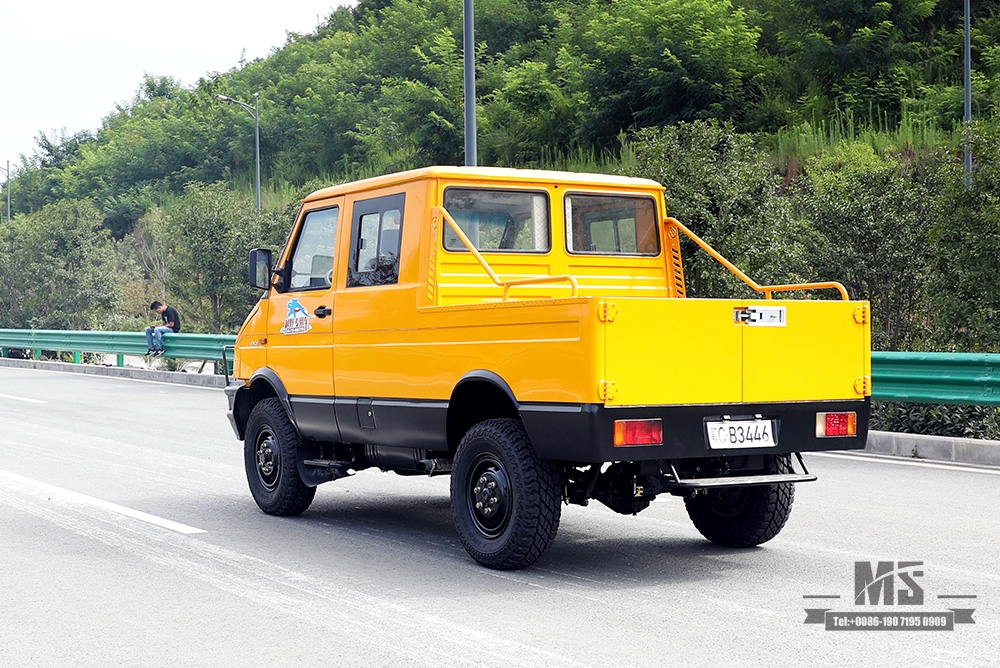 113 л.с. 4WD Iveco Пикап с короткой головкой и двойной кабиной _3T Маленький 6-местный мини-внедорожный грузовик_Classic Iveco 2045 Переоборудованный производитель Экспортный специальный автомобиль 