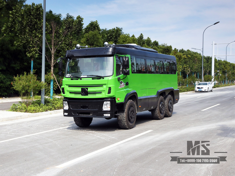 6*6 27-местный Автобус Dongfeng | Шестиколесный внедорожный автобус | Окружной автобус с полным приводом | Экспортный модифицированный автобус мощностью 260 л.с.