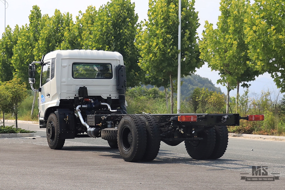 Dongfeng 4×2 шасси с краном на грузовике, 266 л.с., новое полушасси с плоской головкой и кабиной, с экспортным специальным шасси с автокраном