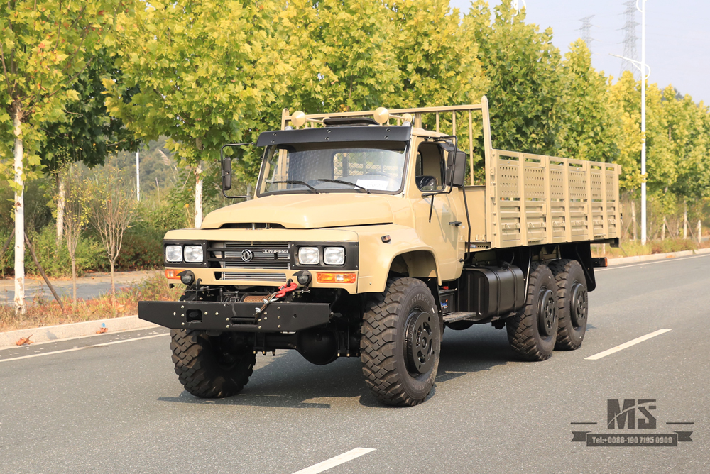 Dongfeng 6×6 EQ2100 Truck_6*6 с остроконечной головкой, 190 л.с., шестиколесный внедорожный грузовик_Export Special Vehicle