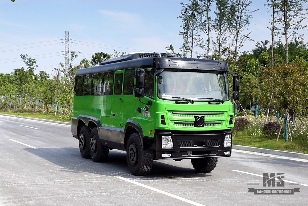 27-местный автобус Dongfeng Six Drive Off-road Bus_6*6 All-drive County Bus_260hp Modified Bus Export Special Vehicle