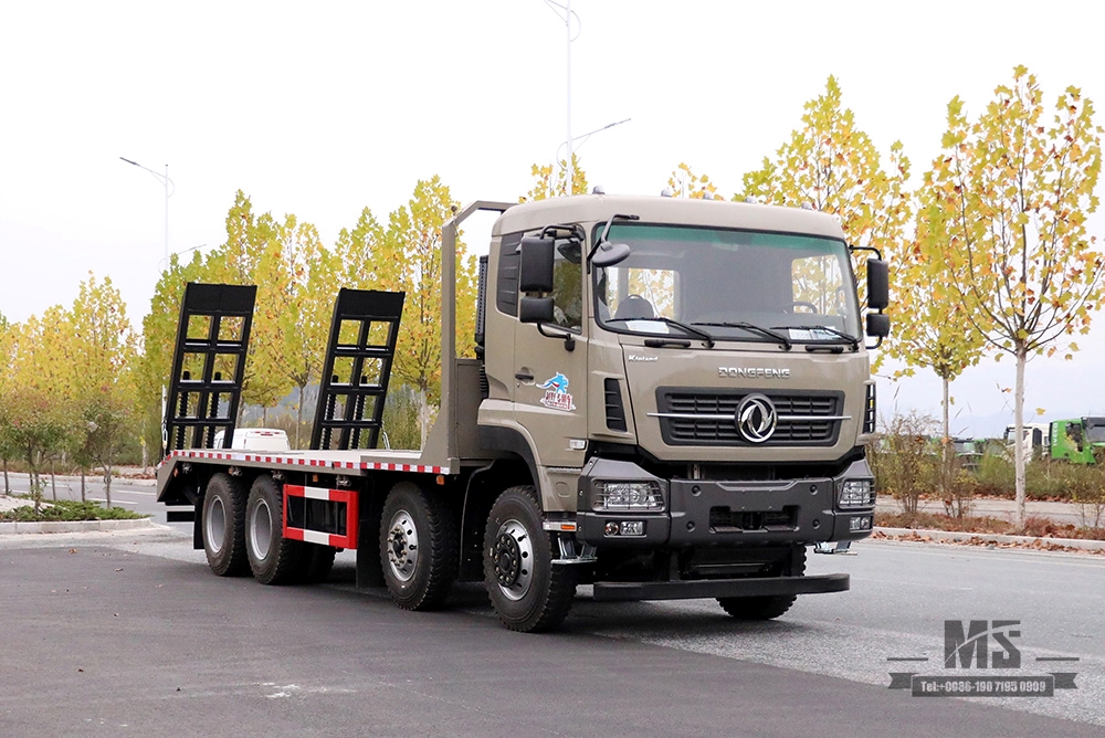 Четырехосный бортовой экскаватор Dongfeng_8*4 с бортовым подъемником 7м6 бортовой грузовик_экспортные контейнеровозы для хранения специальной логистики
