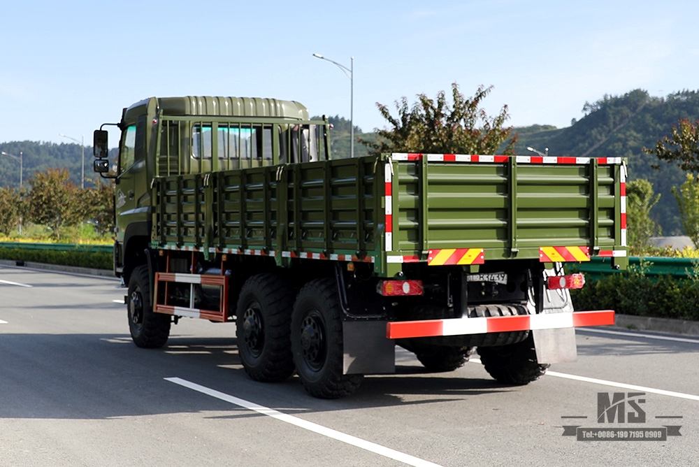 Шестиколесный внедорожный грузовик Dongfeng мощностью 340 л.с. 6×6 Dongfeng Flat Head Полуторный грузовой автомобиль AWD 6*6 Экспортный специальный автомобиль