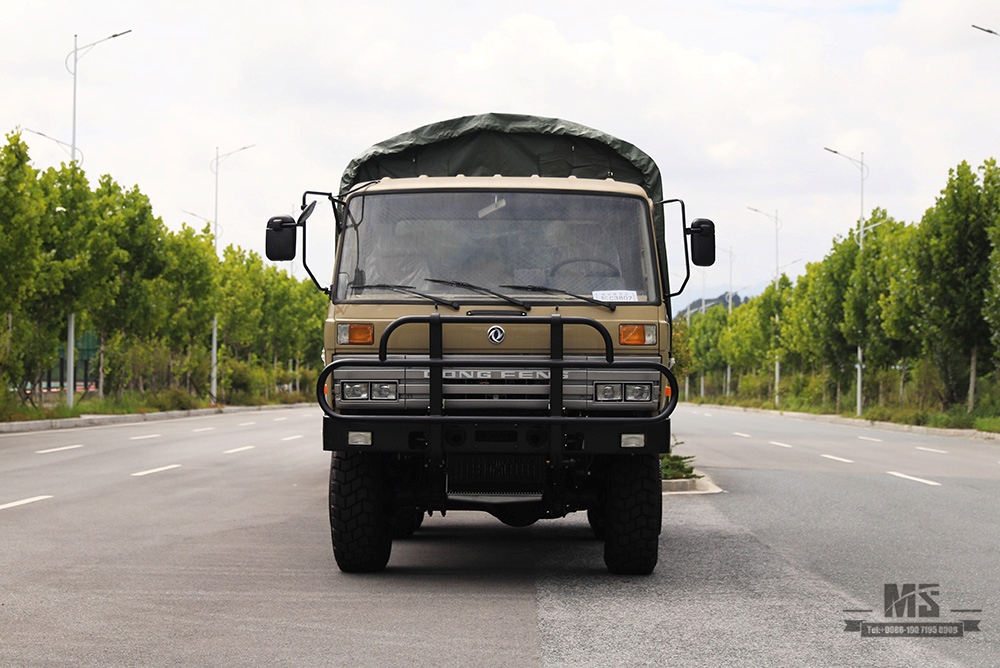 Шестиколесный внедорожник Dongfeng Camel Grey EQ2102_Трехосный грузовой автомобиль Camel Grey мощностью 190 л.с. с брезентом_Полноприводной экспортный автомобиль специального назначения