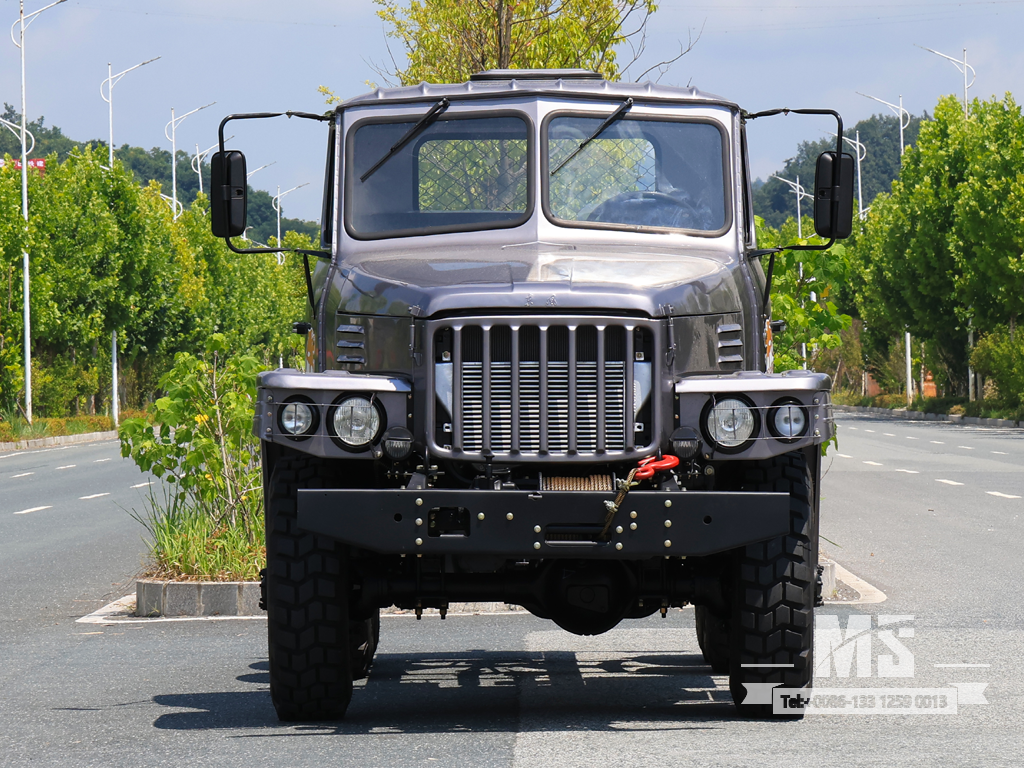 Dongfeng 6×6 Silver Grey EQ2082 Chassis_6*6 170HP Обычный шестиколесный грузовик для продажи_ Специальное экспортное шасси 