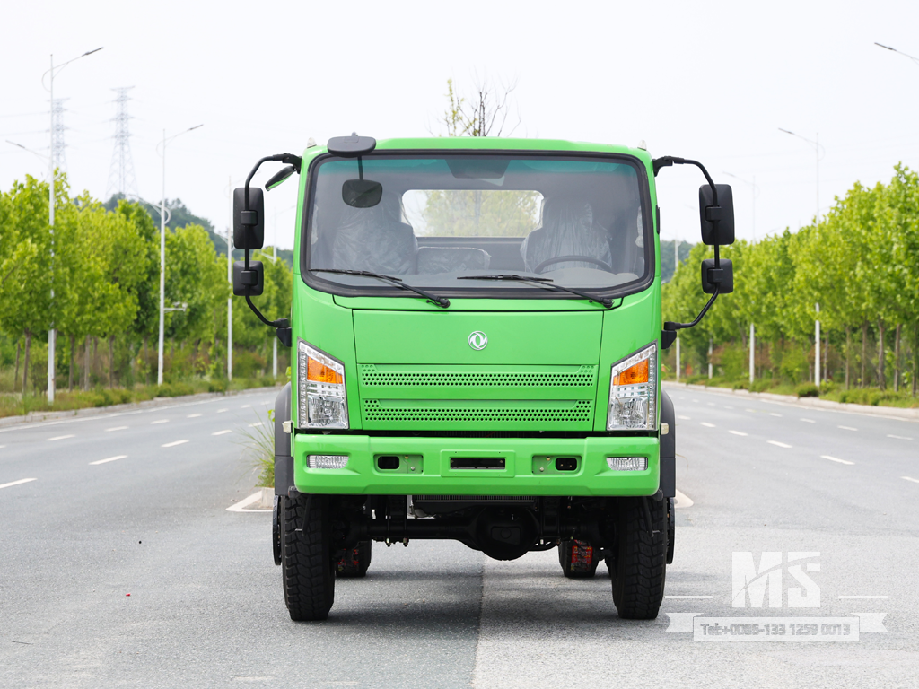 Dongfeng 4×4 Chassis_4*4 170hp Полноприводное шасси для грузовика с плоской головкой на продажу_ Специальное шасси для экспортных грузовиков 
