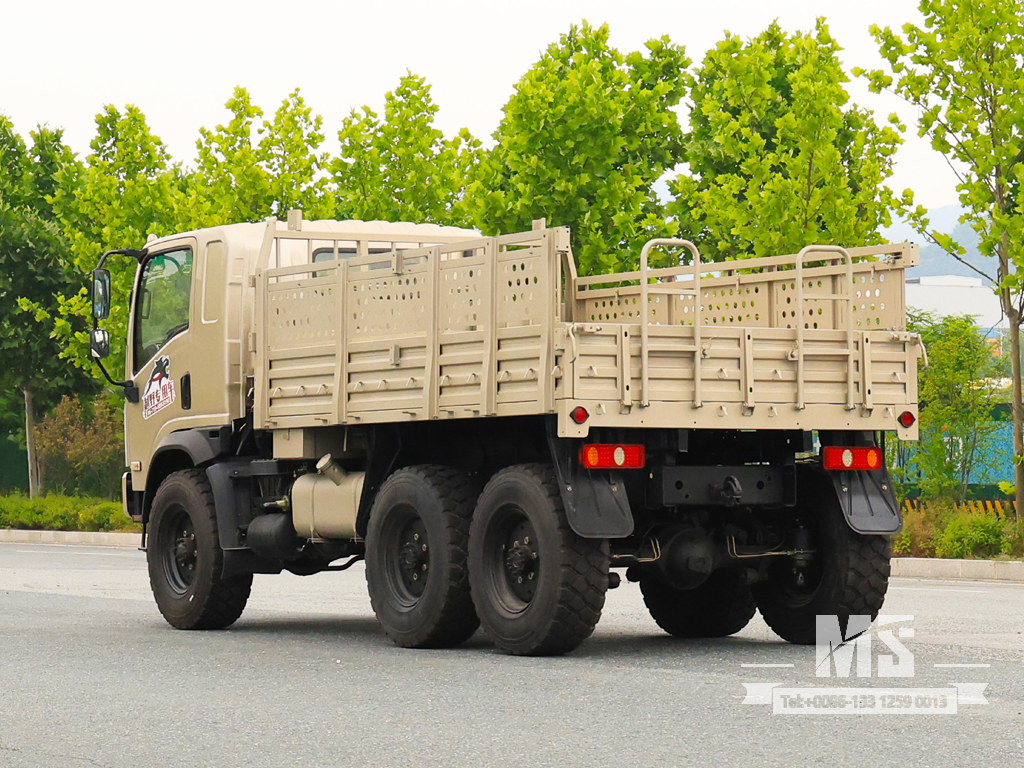 Dongfeng 6X6 Grey Flat-head EQ2082 170HP Однорядные грузовики с кабиной 6WD Внедорожные грузовики 
