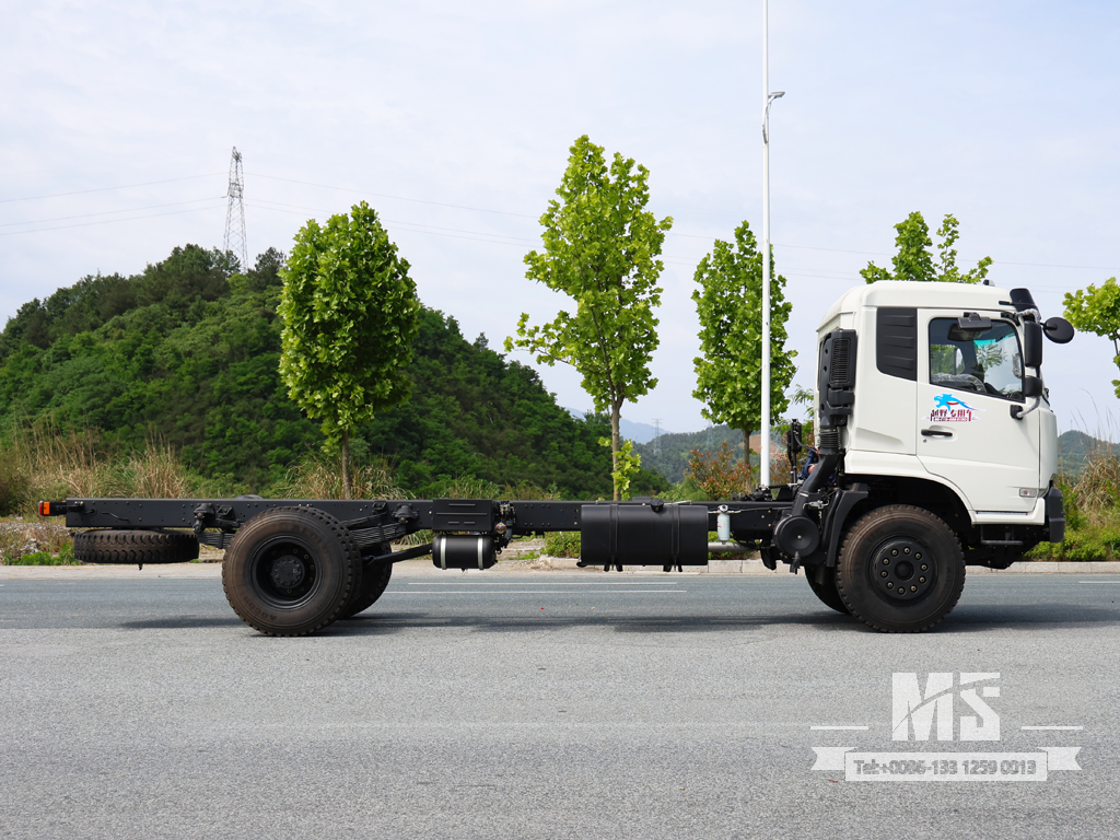Dongfeng 4×2 Chassis_4*2 210hp Расширенная версия плосконосого шасси на продажу_ Специальное шасси для экспортных грузовиков 
