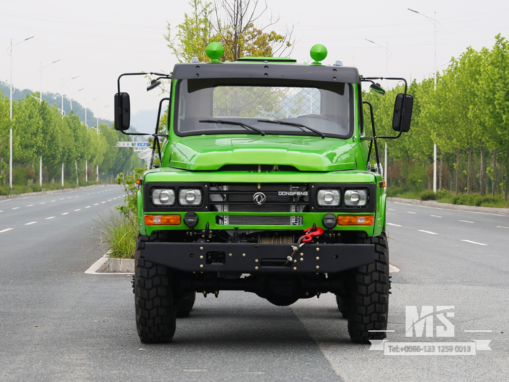 Dongfeng 6×6 EQ2082 Шасси_6*6 170 л.с. Шестиколесный грузовик с остроконечной головкой на продажу_ Специальное шасси для экспортных грузовиков 