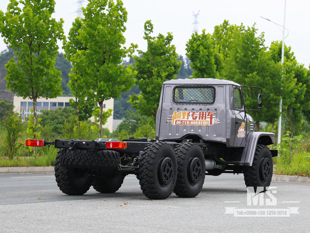 Dongfeng 6×6 EQ2100 Шасси_6×6 Внедорожный грузовик с кабиной с двойным передним стеклом Шасси на продажу_ Специальное экспортное шасси 