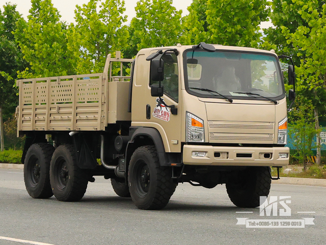 Dongfeng 6X6 Grey Flat-head EQ2082 170HP Однорядные грузовики с кабиной 6WD Внедорожные грузовики 