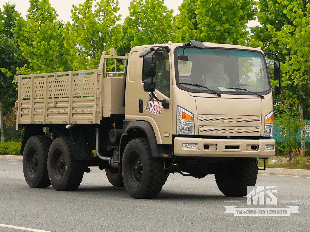 Dongfeng 6X6 Grey Flat-head EQ2082 170HP Однорядные грузовики с кабиной 6WD Внедорожные грузовики 