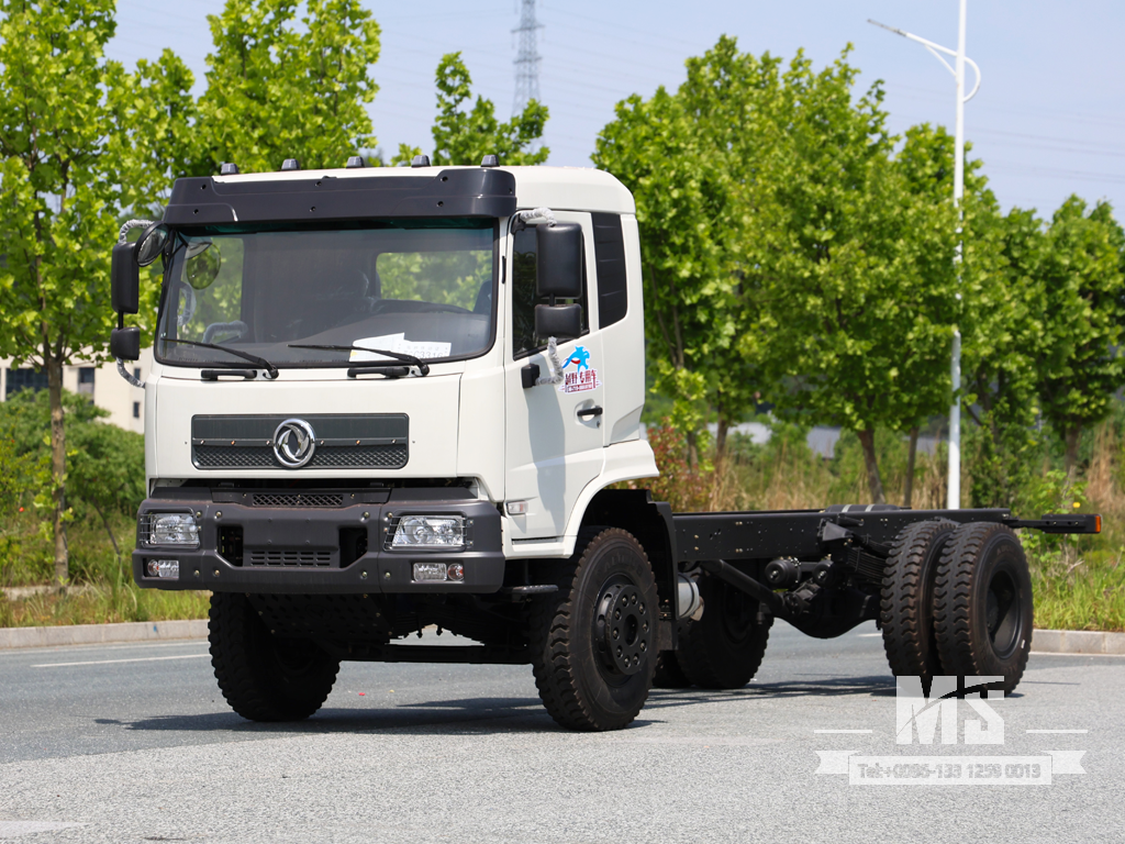 Dongfeng 4×2 Chassis_4*2 210hp Расширенная версия плосконосого шасси на продажу_ Специальное шасси для экспортных грузовиков 