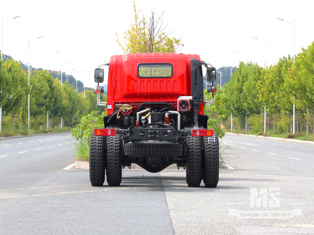 Dongfeng 4×4 Шасси с плоской головкой_4*4 170 л.с. Обычное полноприводное шасси для грузовых автомобилей на продажу_ Специальное экспортное шасси 