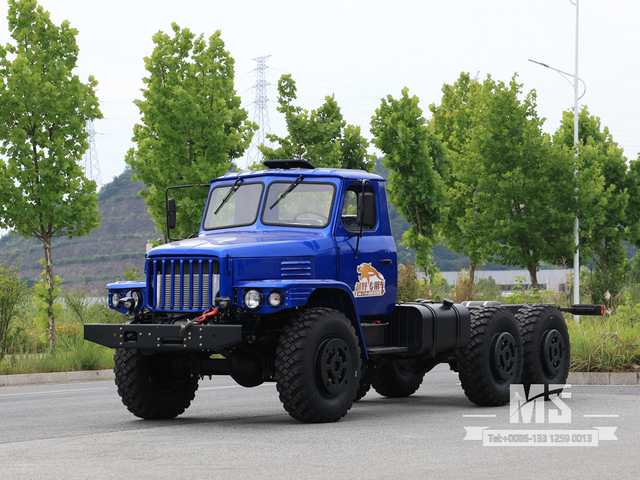 Dongfeng 6×6 EQ2100 Chassis_6*6 190hp Обычный грузовой шестиколесный привод на продажу_ Специальное экспортное шасси 