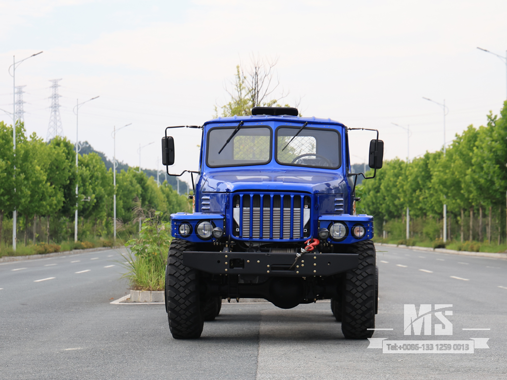 Dongfeng 6×6 EQ2100 Chassis_6*6 190hp Обычный грузовой шестиколесный привод на продажу_ Специальное экспортное шасси 