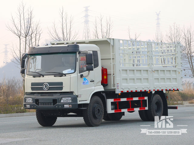 Dongfeng 18-тонный белый самосвал с решетчатой ​​решеткой 4 × 2 (210 л.с.) | Специальные экспортные грузовики