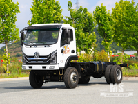 Dongfeng 4×4 Шасси с плоской головкой_4*4 150 л.с. Обычное полноприводное шасси для грузовых автомобилей на продажу_ Специальное экспортное шасси 