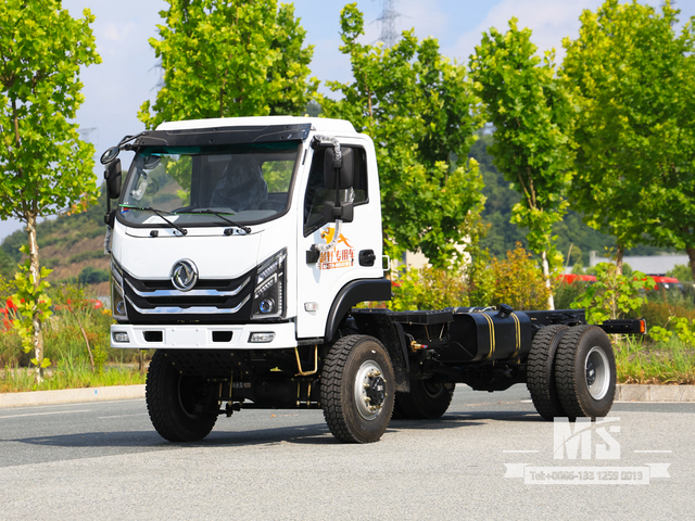 Dongfeng 4×4 Шасси с плоской головкой_4*4 150 л.с. Обычное полноприводное шасси для грузовых автомобилей на продажу_ Специальное экспортное шасси 