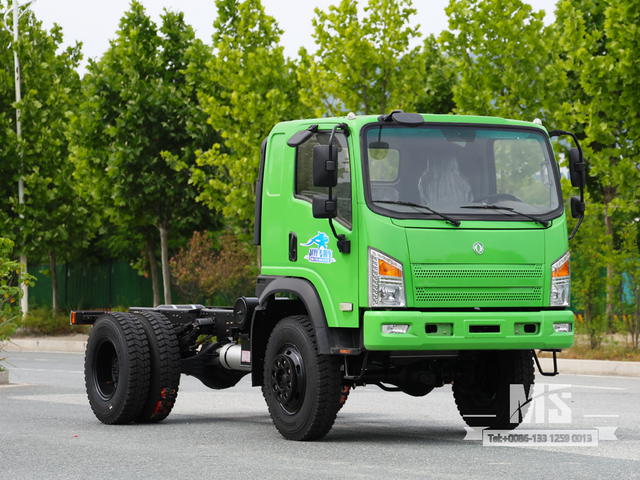 Dongfeng 4×4 Chassis_4*4 170hp Полноприводное шасси для грузовика с плоской головкой на продажу_ Специальное шасси для экспортных грузовиков 