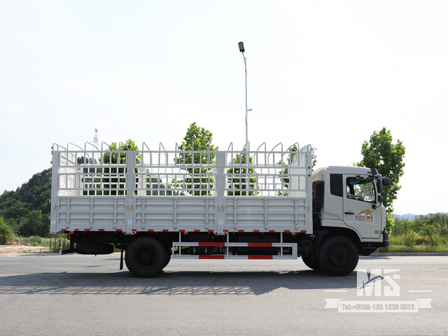 Dongfeng 21-тонный транспортный фургон с плоской полукабиной CaogoTruck (210 л.с.) | Специальные экспортные грузовики 