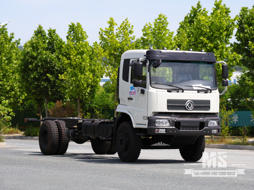 Dongfeng 4×2 Chassis_4*2 210hp Расширенная версия плосконосого шасси на продажу_ Специальное шасси для экспортных грузовиков 
