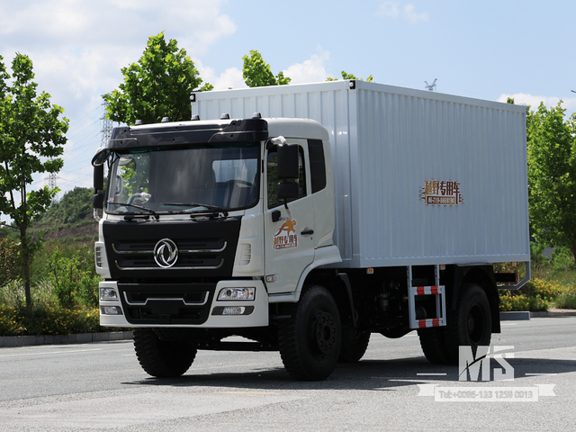 Dongfeng 18-тонный белый фургон 4×2 с плоской головкой (210 л.с.) | Специальные экспортные грузовики