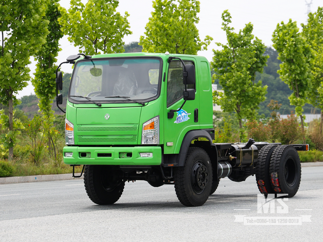 Dongfeng 4×4 Chassis_4*4 170hp Полноприводное шасси для грузовика с плоской головкой на продажу_ Специальное шасси для экспортных грузовиков 