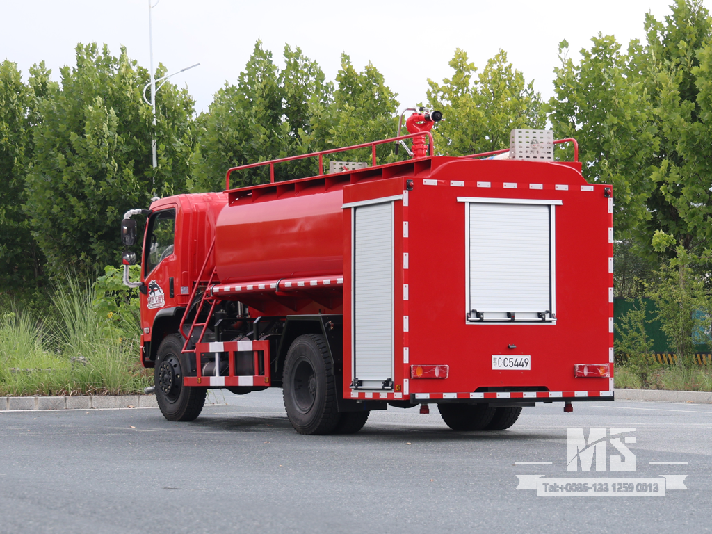 Пожарная машина с резервуаром для воды 4 × 4 7 м³ для аварийного пожаротушения и водоснабжения | EQ5160TYHGP6D1