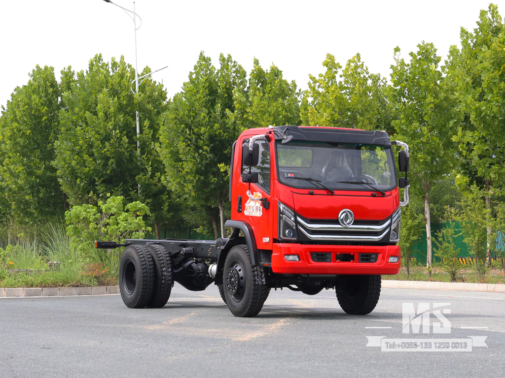 Dongfeng 4×4 Шасси с плоской головкой_4*4 170 л.с. Обычное полноприводное шасси для грузовых автомобилей на продажу_ Специальное экспортное шасси 