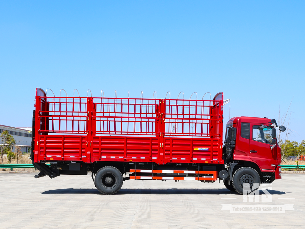 18-тонный грузовик Dongfeng 4x2 с гидравлической задней дверью | Китайский самосвал с гидравлическим подъемником