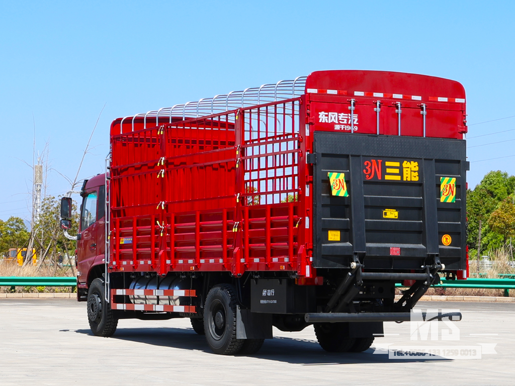 18-тонный грузовик Dongfeng 4x2 с гидравлической задней дверью | Китайский самосвал с гидравлическим подъемником