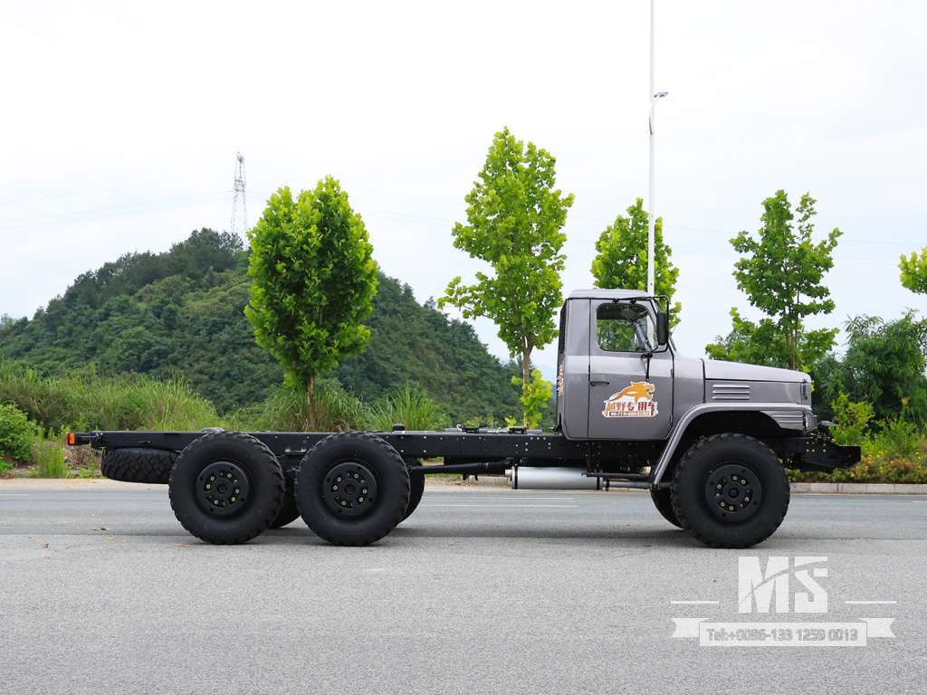 Dongfeng 6×6 EQ2100 Шасси_6×6 Внедорожный грузовик с кабиной с двойным передним стеклом Шасси на продажу_ Специальное экспортное шасси 
