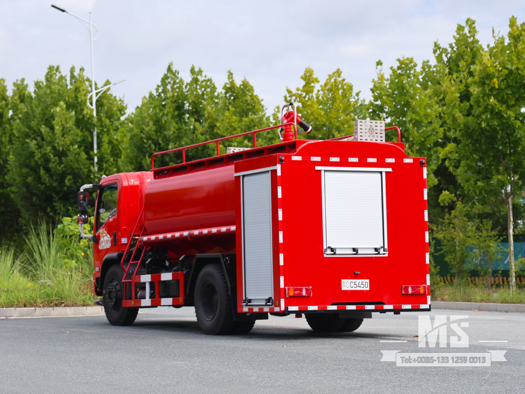 Пожарная машина с резервуаром для воды 4×2 7 м³, аварийно-пожарная и спринклерная машина
