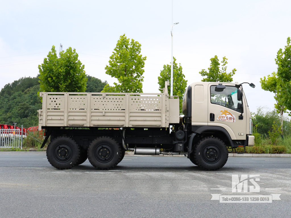 Dongfeng 7-тонный шестиколесный грузовой автомобиль с плоским носом Camel Grey (170 л.с.) | Специальные экспортные грузовики 