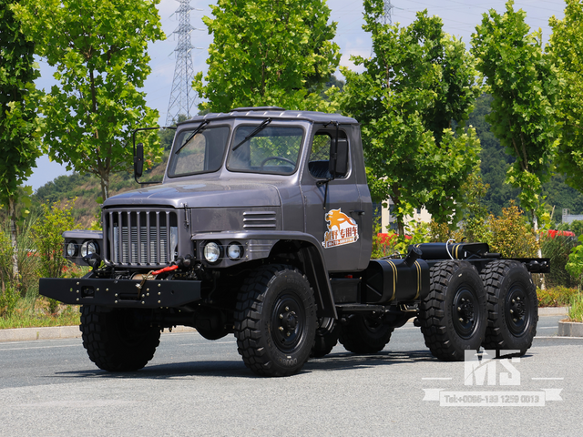 Dongfeng 6×6 Silver Grey EQ2082 Chassis_6*6 170HP Обычный шестиколесный грузовик для продажи_ Специальное экспортное шасси 