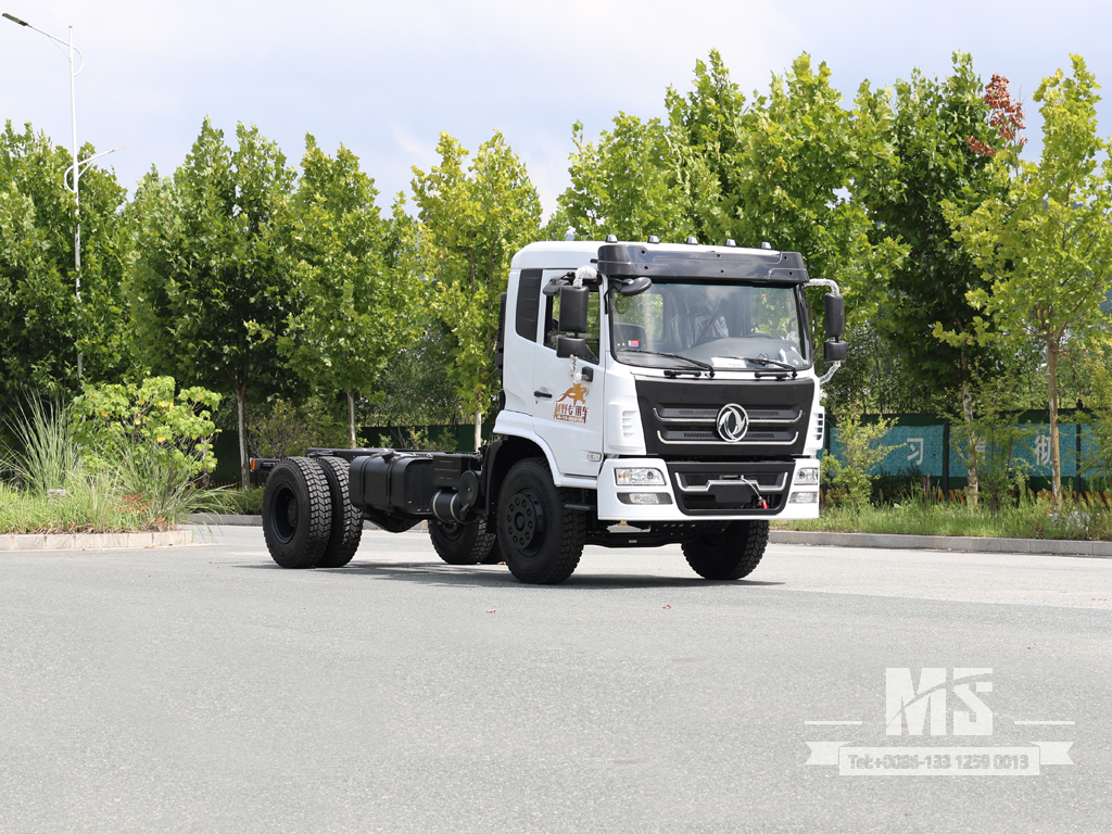 Dongfeng 4×2 шасси самосвала с плоской головкой/шасси для ремонта специального автомобиля на экспорт