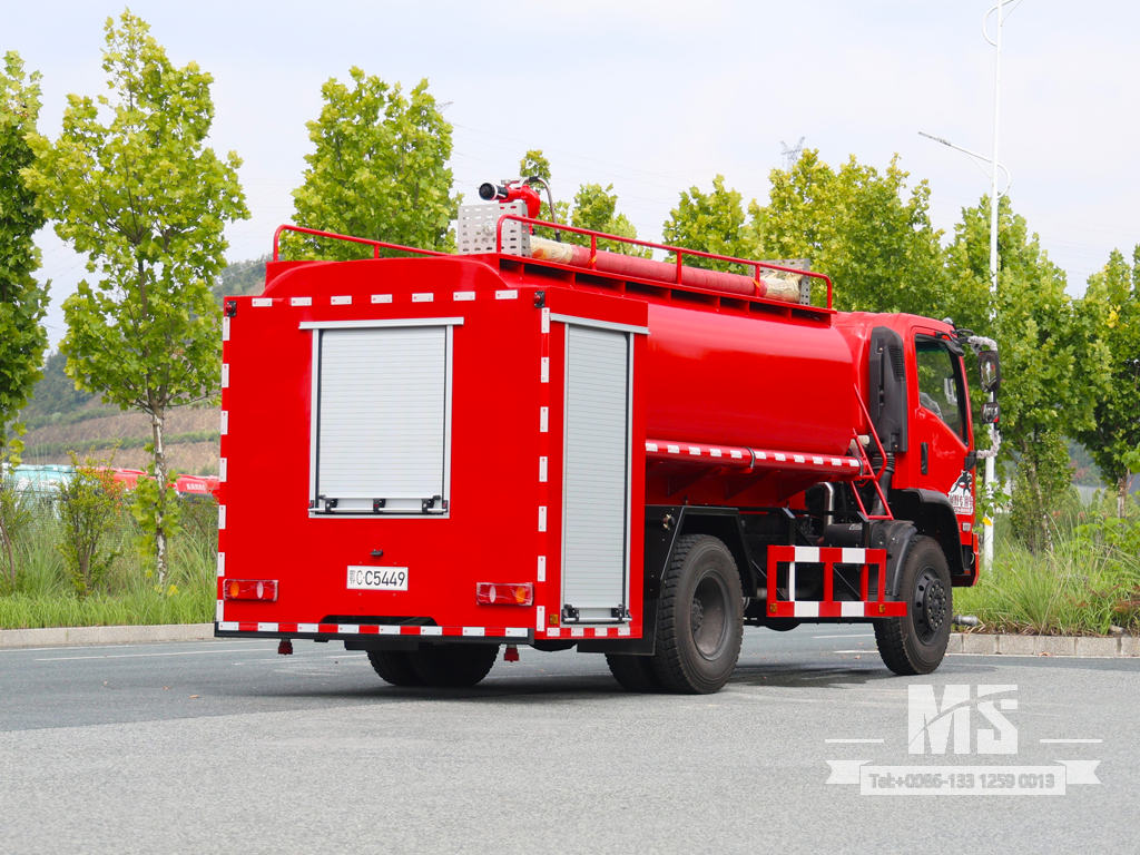 Пожарная машина с резервуаром для воды 4 × 4 7 м³ для аварийного пожаротушения и водоснабжения | EQ5160TYHGP6D1