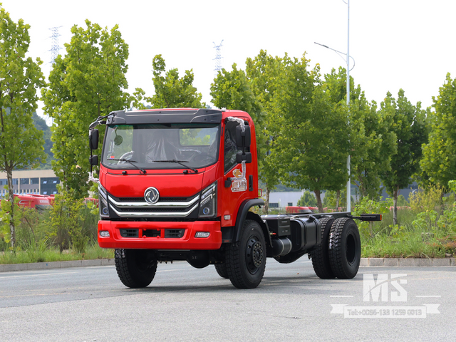 Dongfeng 4×4 Шасси с плоской головкой_4*4 170 л.с. Обычное полноприводное шасси для грузовых автомобилей на продажу_ Специальное экспортное шасси 