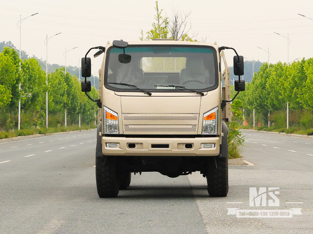 Dongfeng 6X6 Grey Flat-head EQ2082 170HP Однорядные грузовики с кабиной 6WD Внедорожные грузовики 