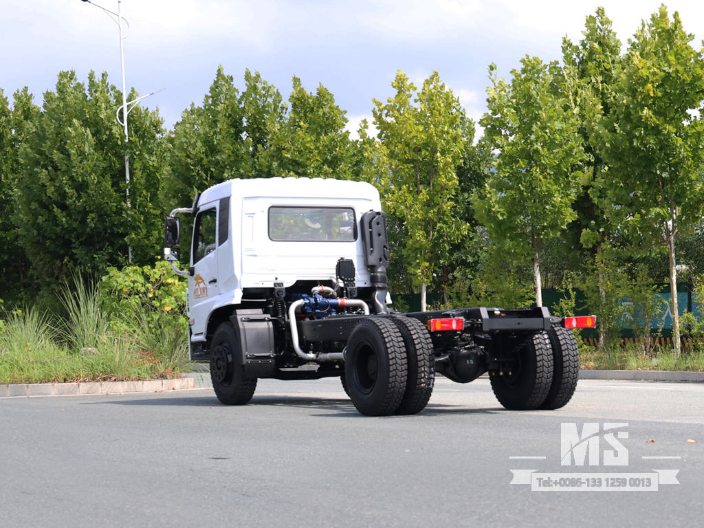 Dongfeng 4×2 шасси самосвала с плоской головкой/шасси для ремонта специального автомобиля на экспорт