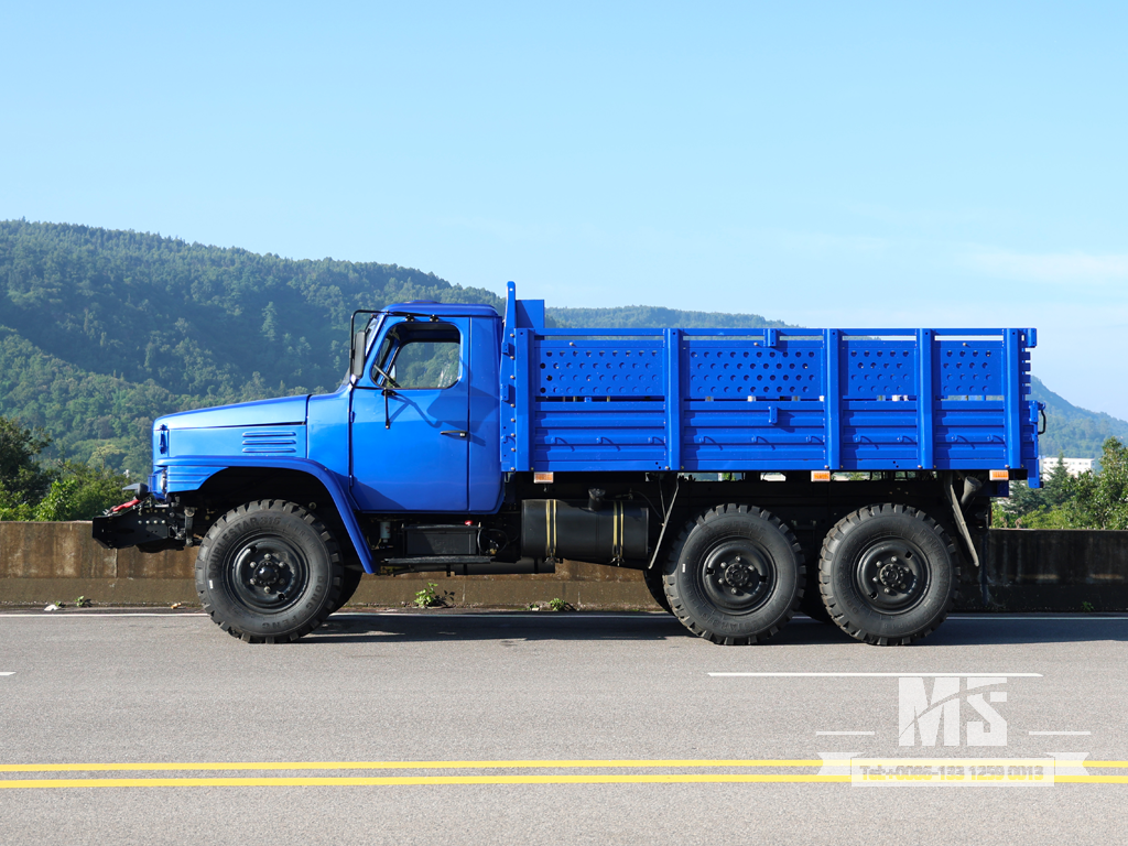 Экспортный 8-тонный шестиколесный грузовой автомобиль с длинным носом Dongfeng, оснащенный двигателем мощностью 170 л.с.
