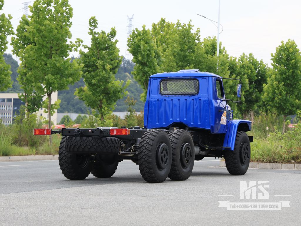 Dongfeng 6×6 EQ2100 Chassis_6*6 190hp Обычный грузовой шестиколесный привод на продажу_ Специальное экспортное шасси 