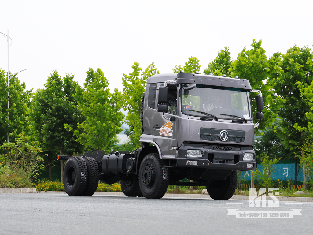 Dongfeng 4×2 Шасси самосвала с плоской головкой_4*2 Шасси самосвала с плоской головкой мощностью 260 л.с. на продажу_ Специальное шасси для экспортных грузовиков 